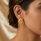 Royal Paisley Charm Dangle Earrings