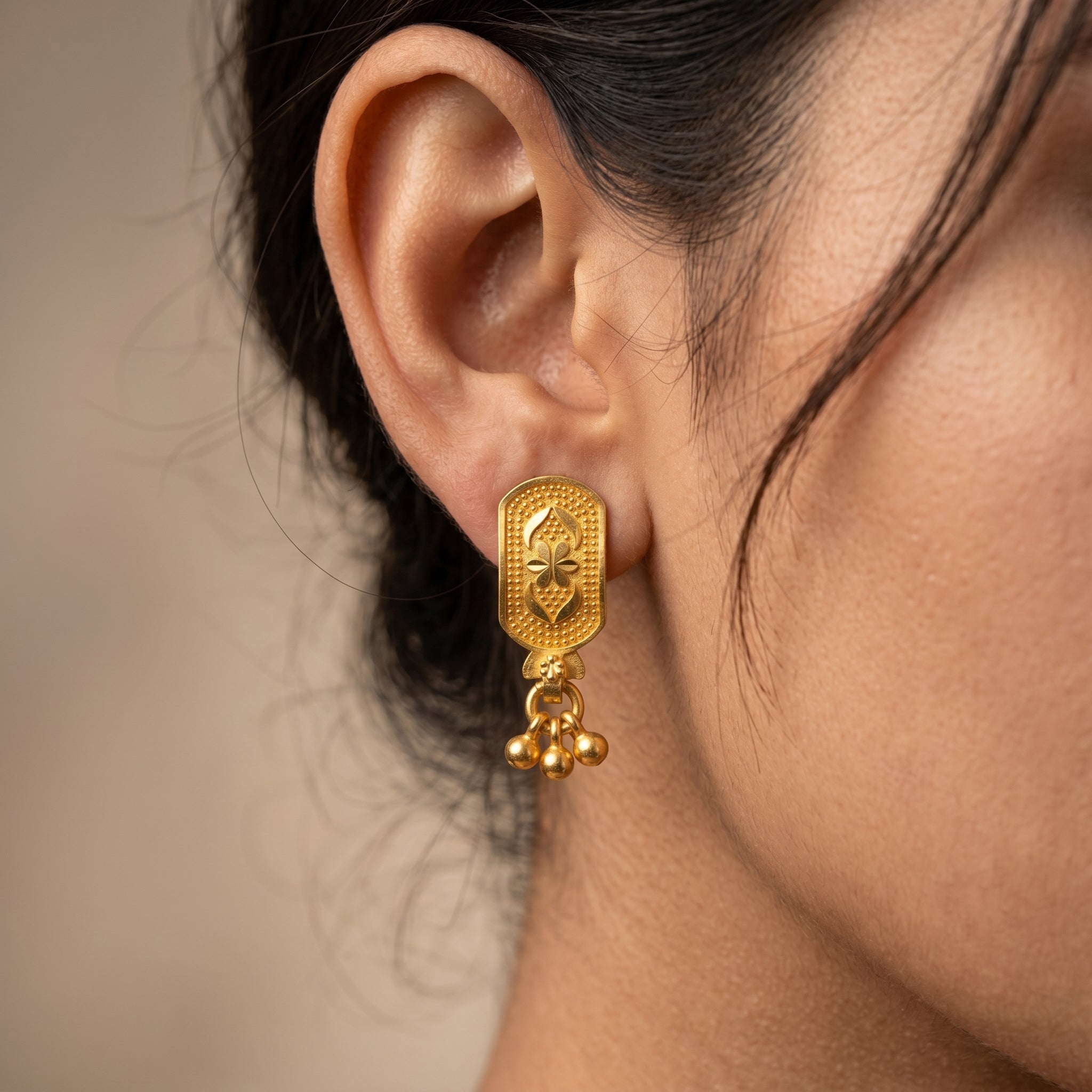Royal Fleur Drop Earrings
