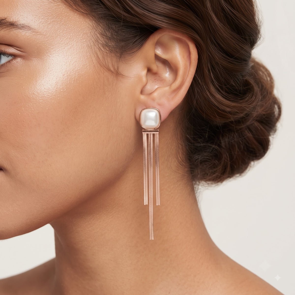 Pearl Cascade Drop Earrings