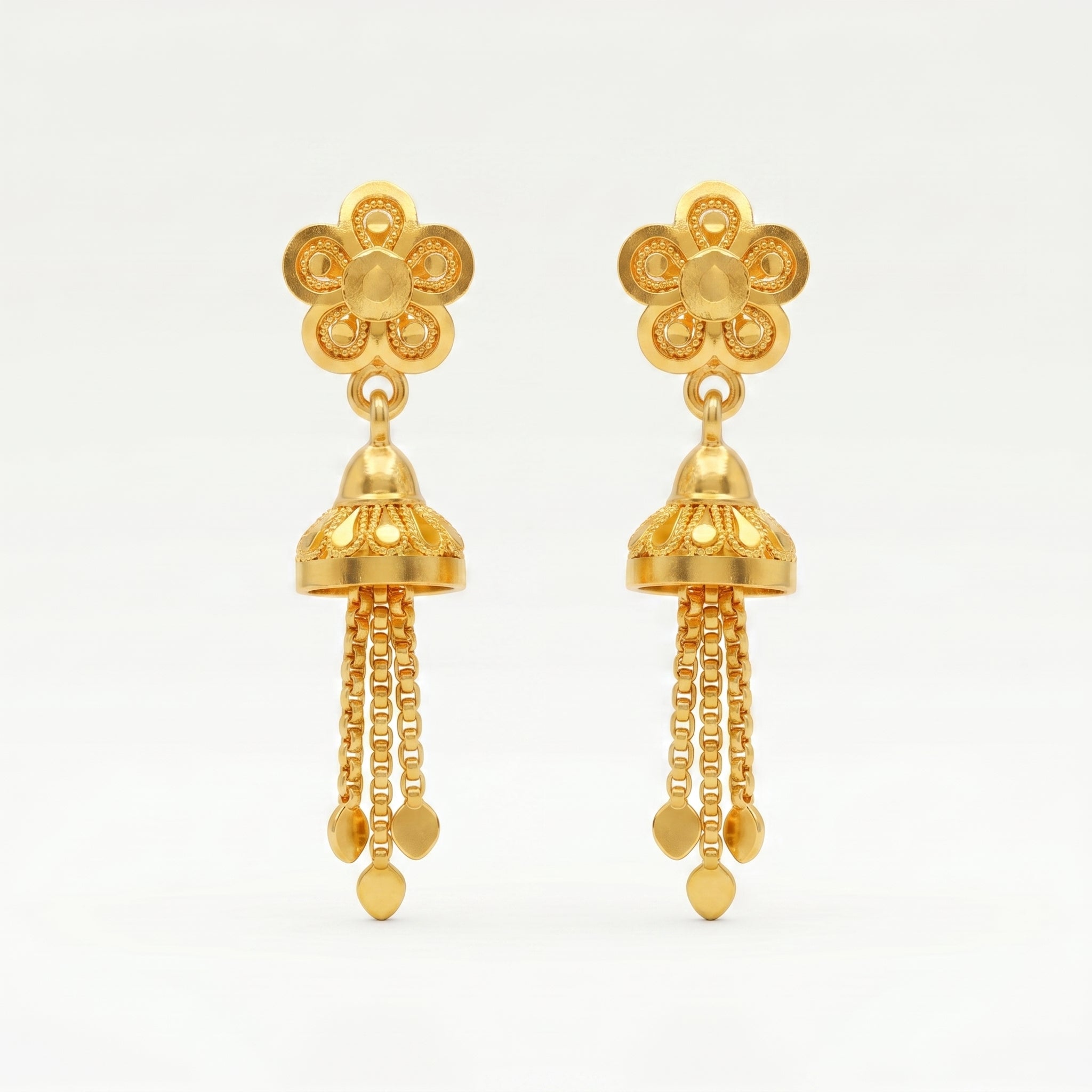 Maharani Bloom Drop Earrings Main image