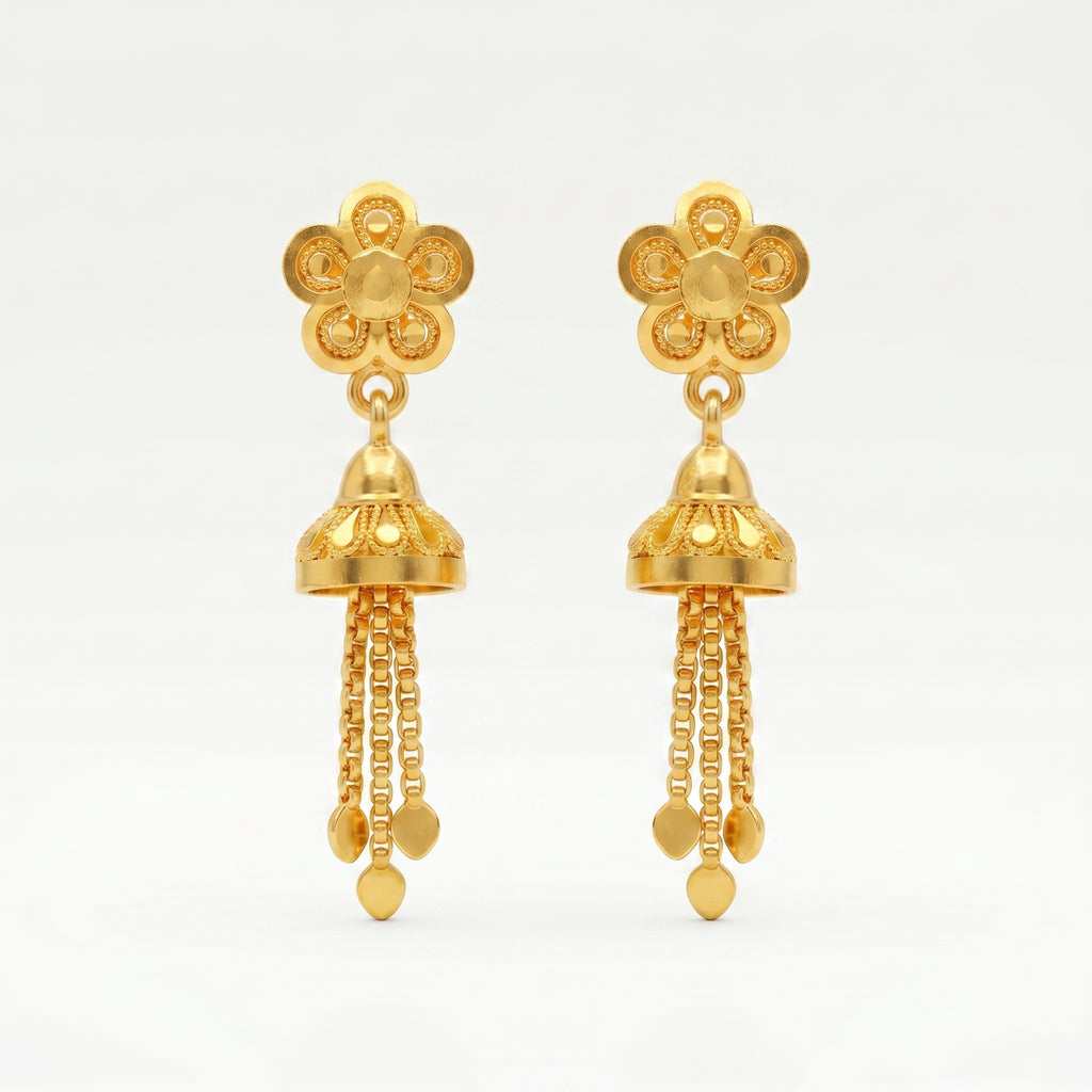 Maharani Bloom Drop Earrings