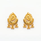 Royal Paisley Charm Dangle Earrings