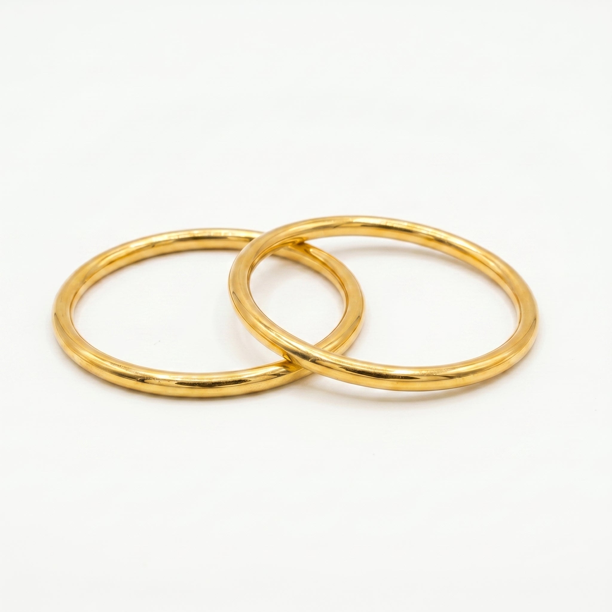 Golden Aura Sleek Bangles