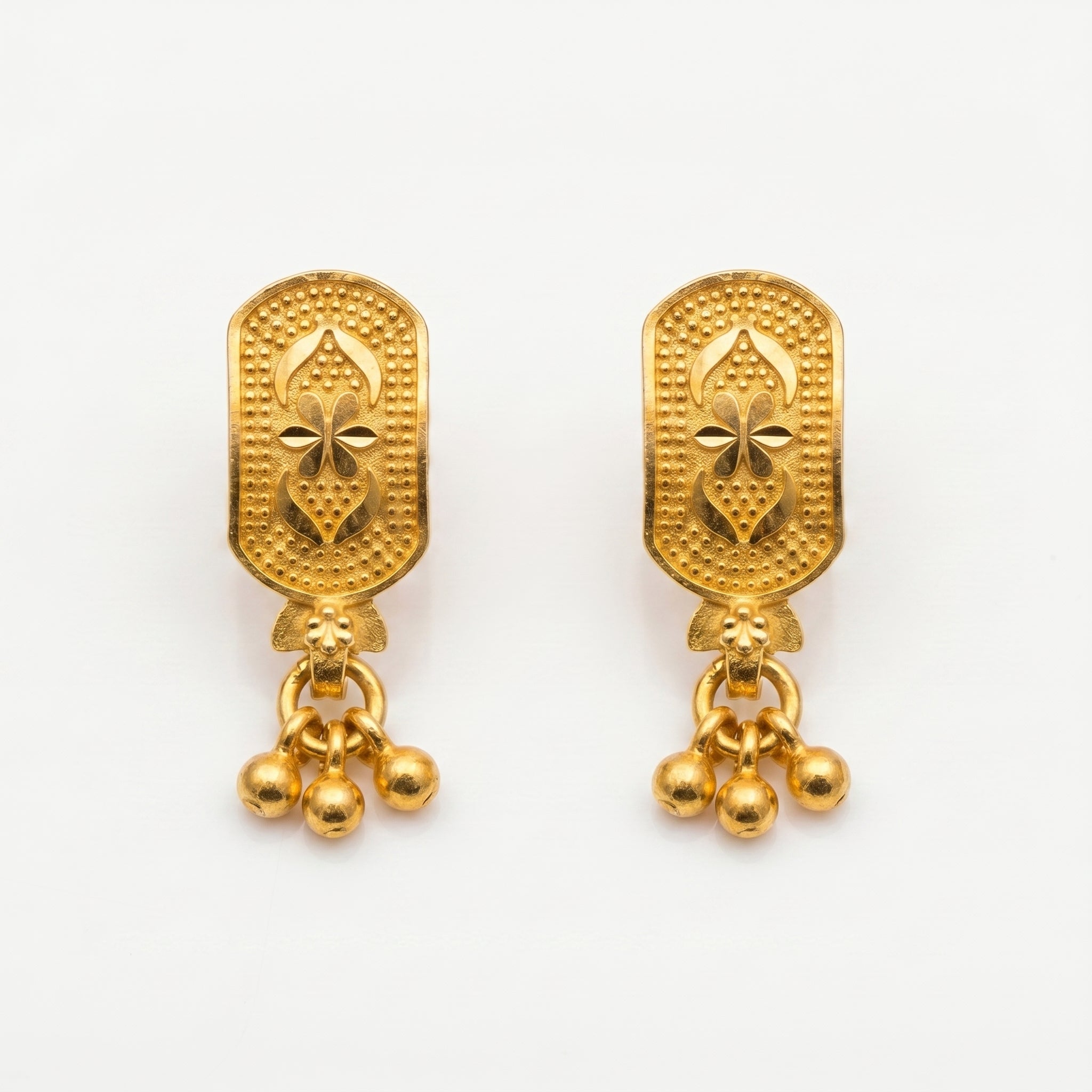 Royal Fleur Drop Earrings