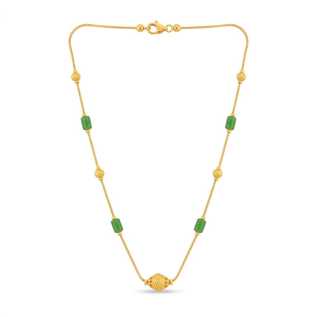 Emerald Harmony Chain Necklace