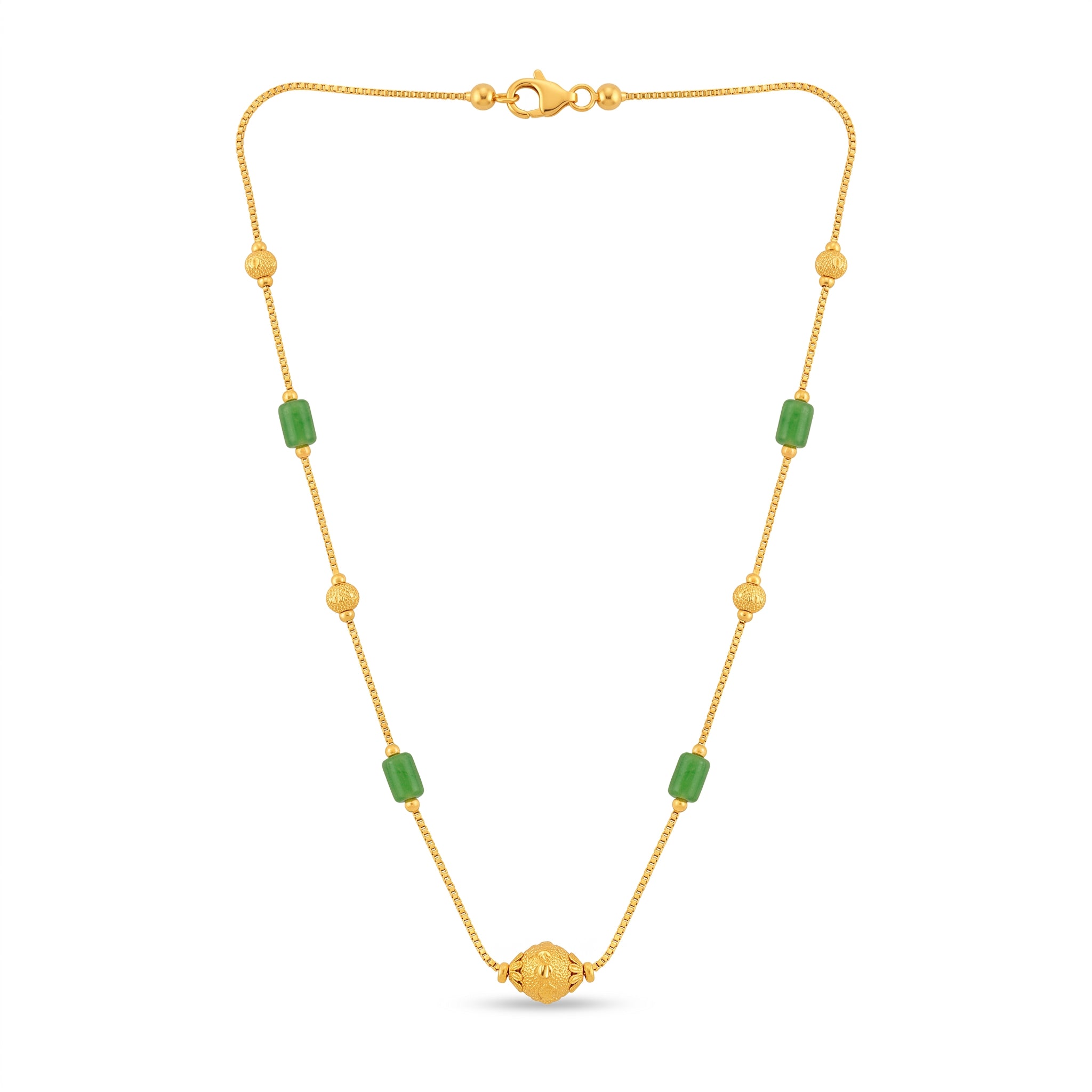 Emerald Harmony Chain Necklace