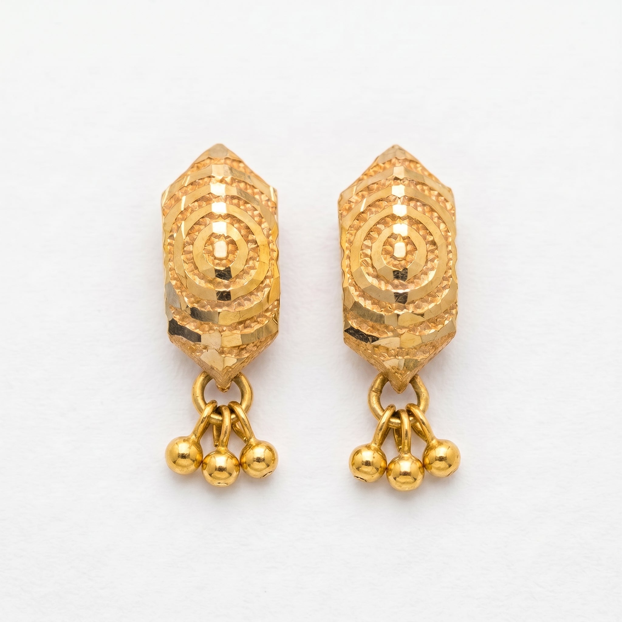 Regal Orbit Drop Earrings