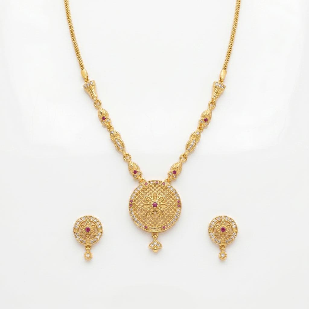 Filigree Pendant Necklace