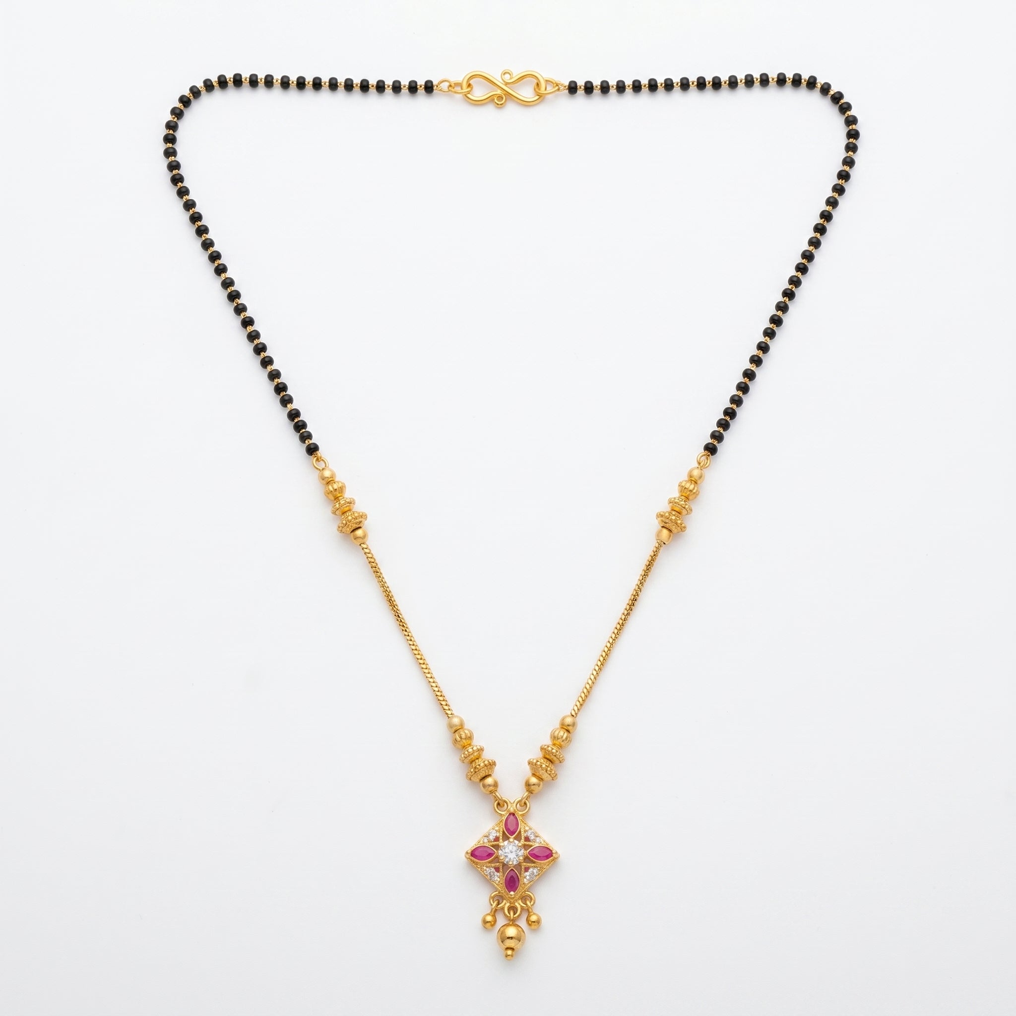 Ruby Blossom Premium Mangalsutra Main image