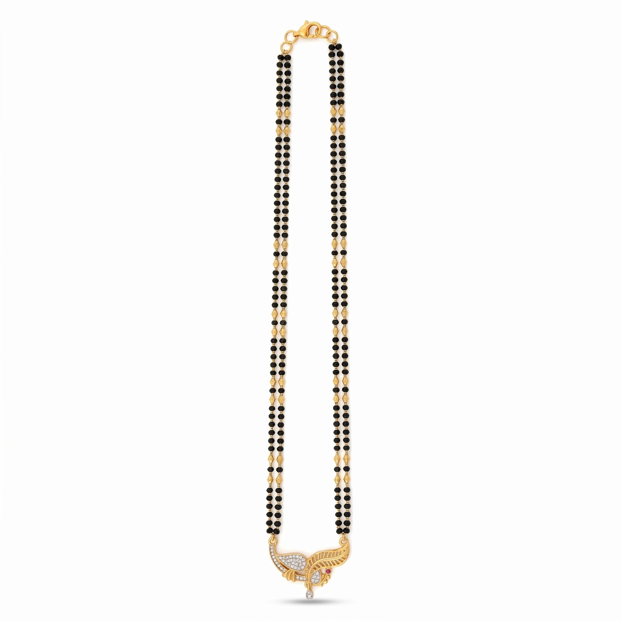 Golden Feather Dual-Line Mangalsutra