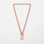 Rose Gold Coin Charm Chain Necklace