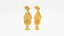 Floral Filigree Drop Earrings