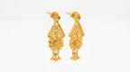 Floral Filigree Drop Earrings