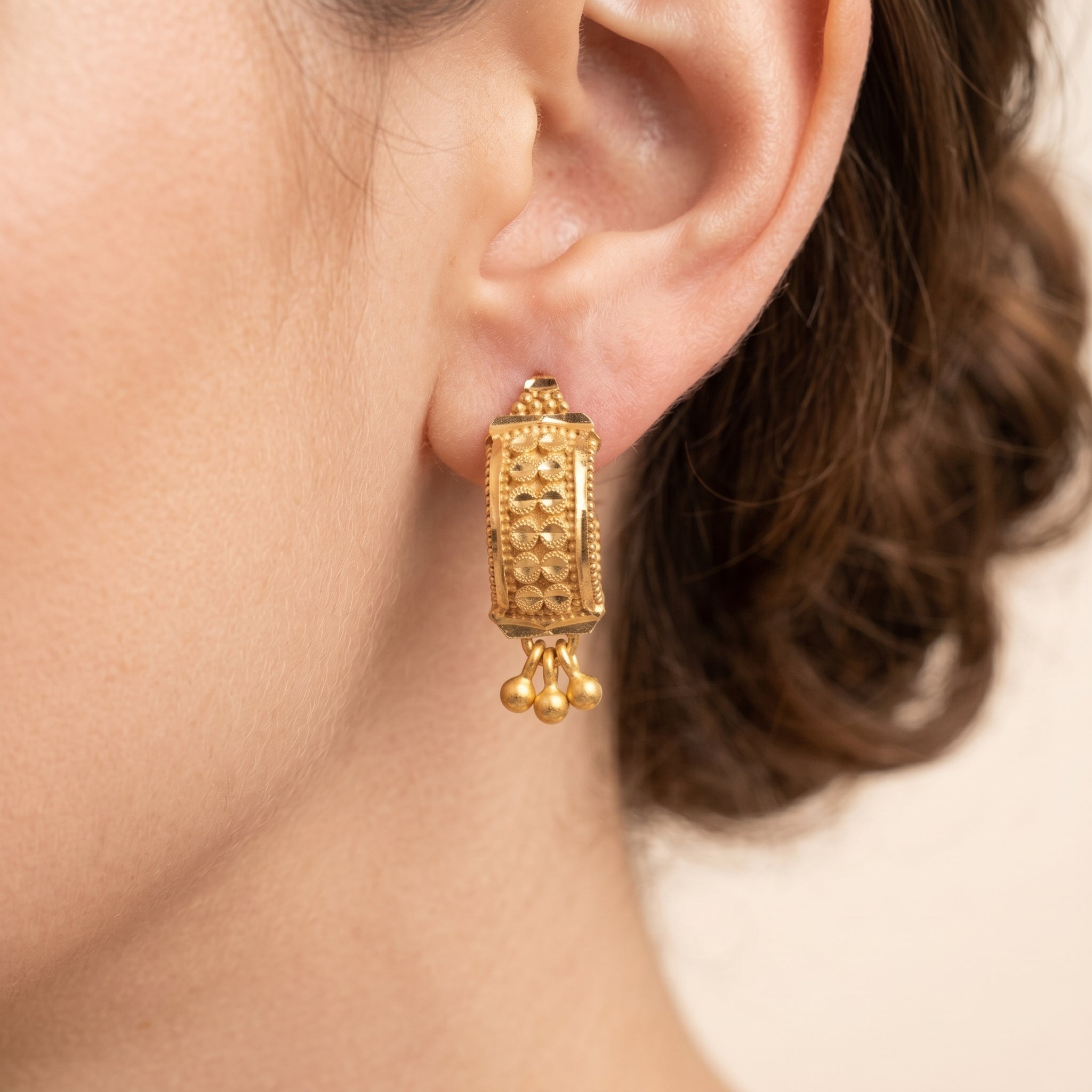 Heritage Bell Charm Earrings Secondary image