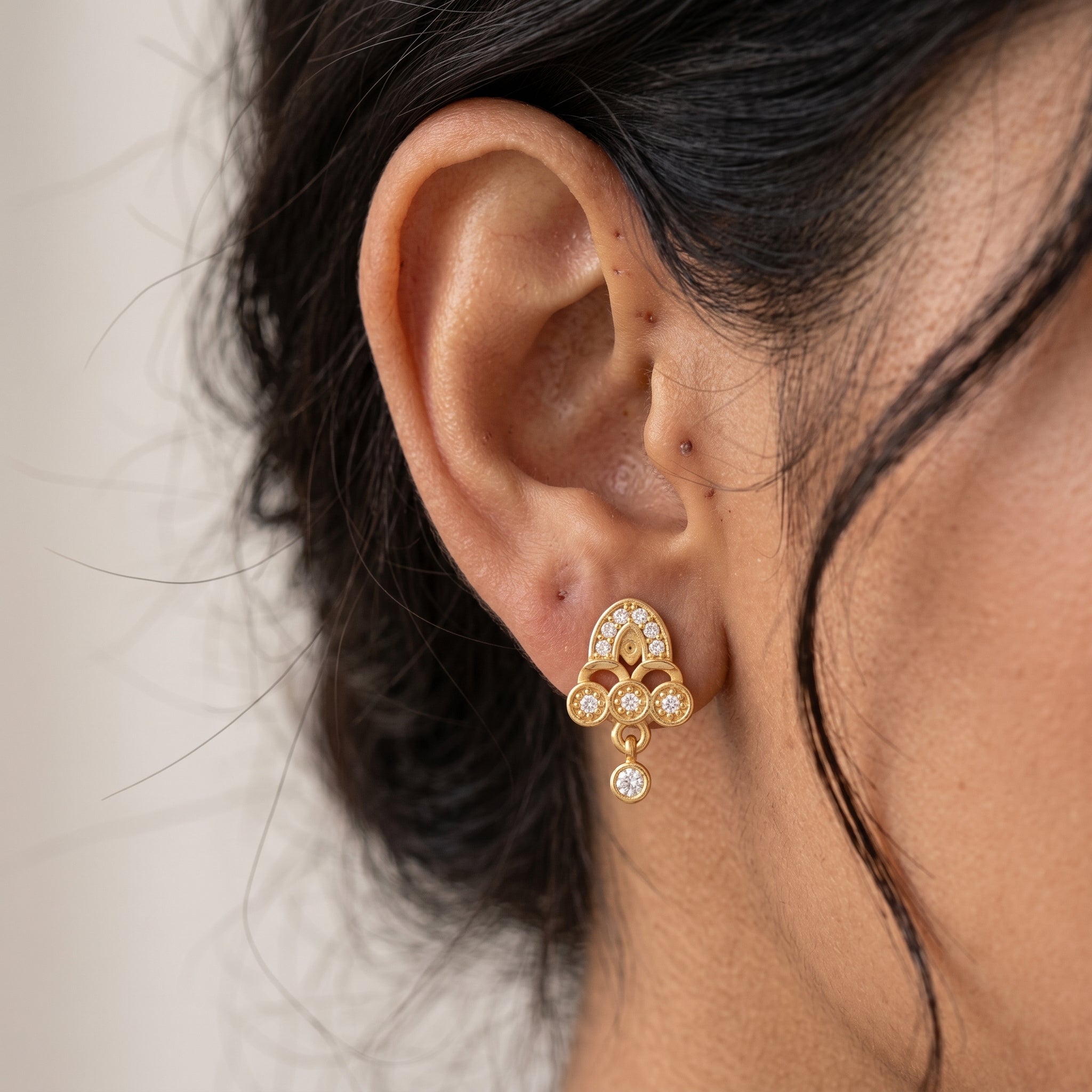 Floral Drop Earrings