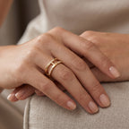 Infinity Grace Dual Band Ring