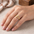 Ruby Grace Crossover Ring