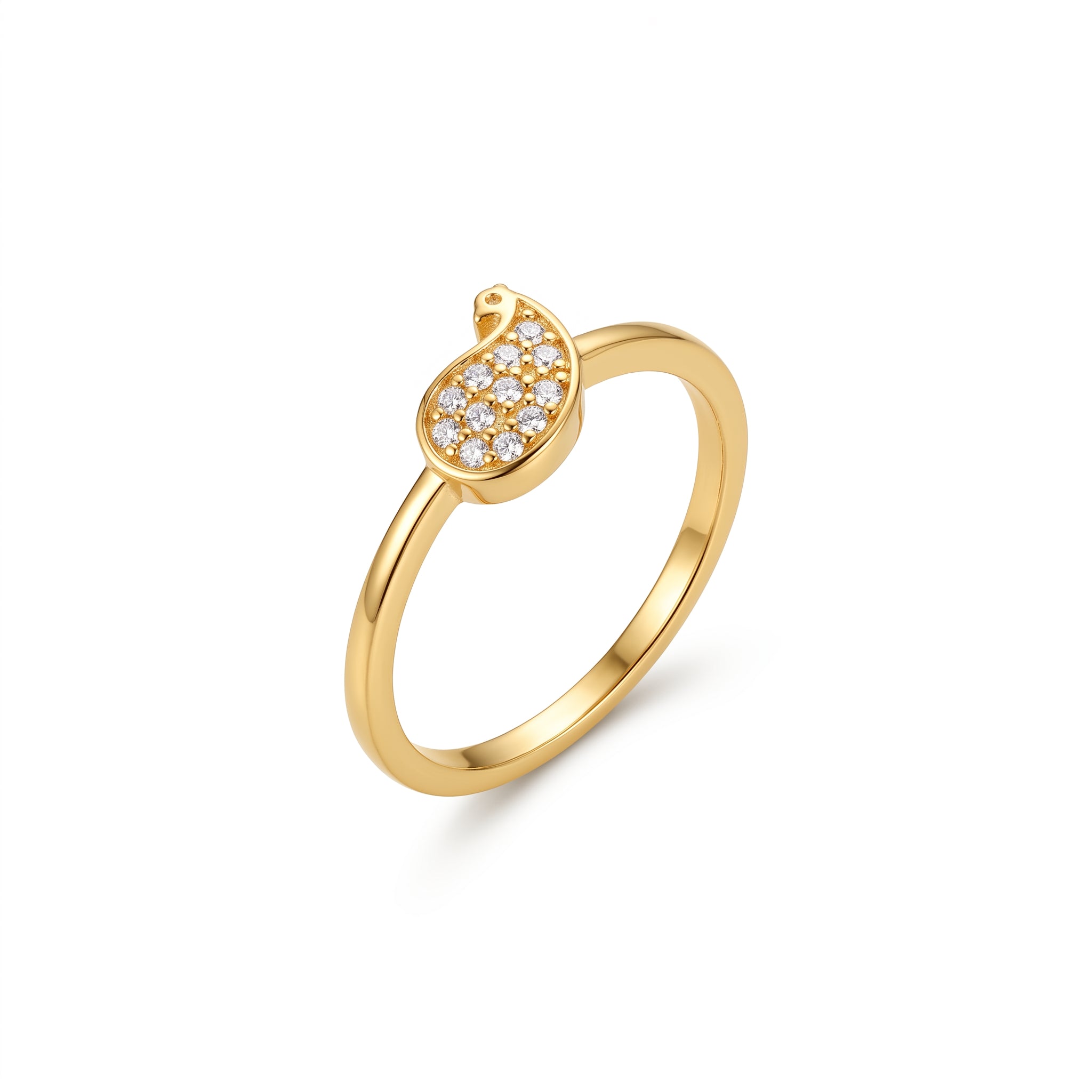Paisley Crystal Ring Main image