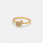 Paisley Crystal Ring