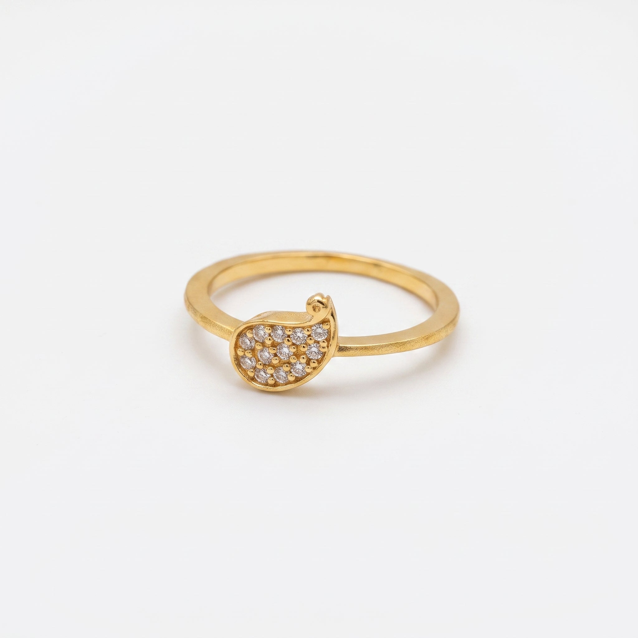 Paisley Crystal Ring