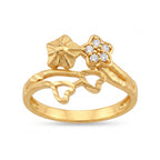 Floral Crystal Ring