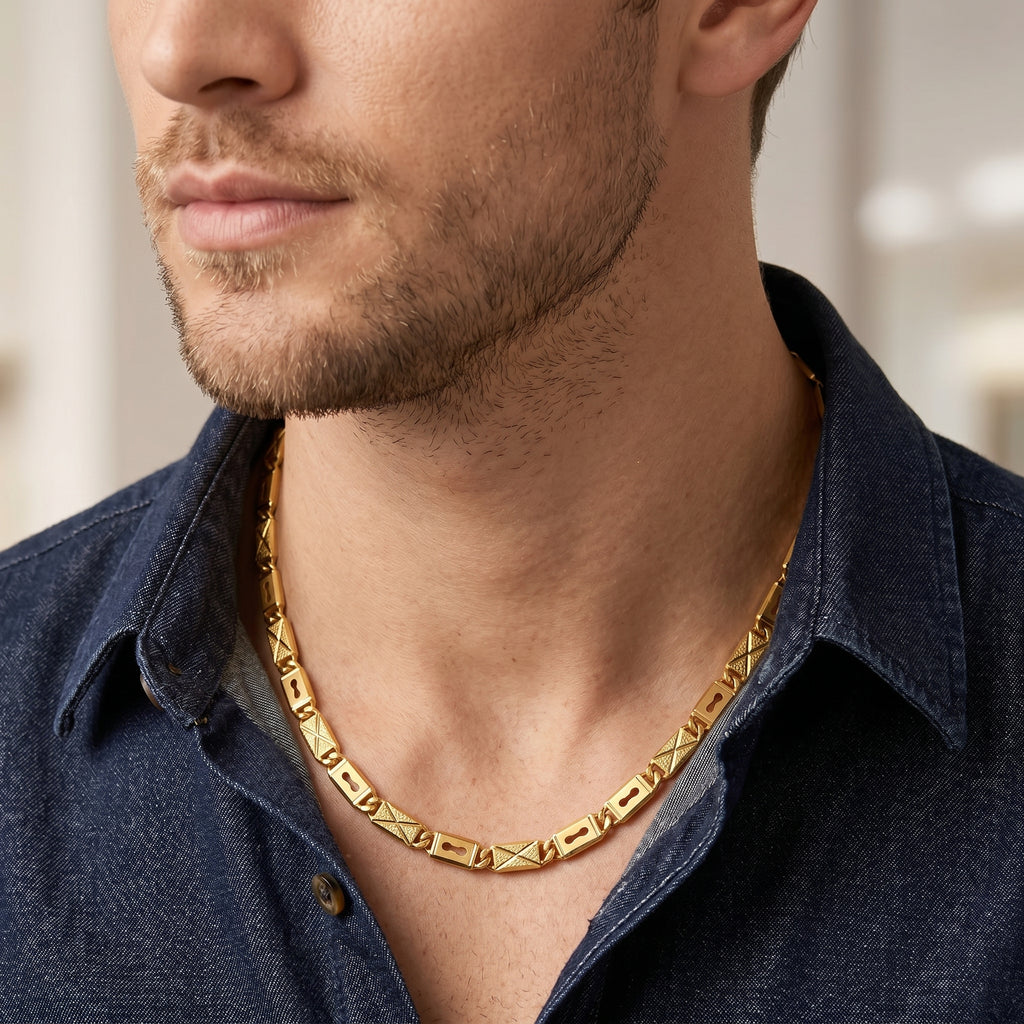 Regal Edge Link Mens Chain