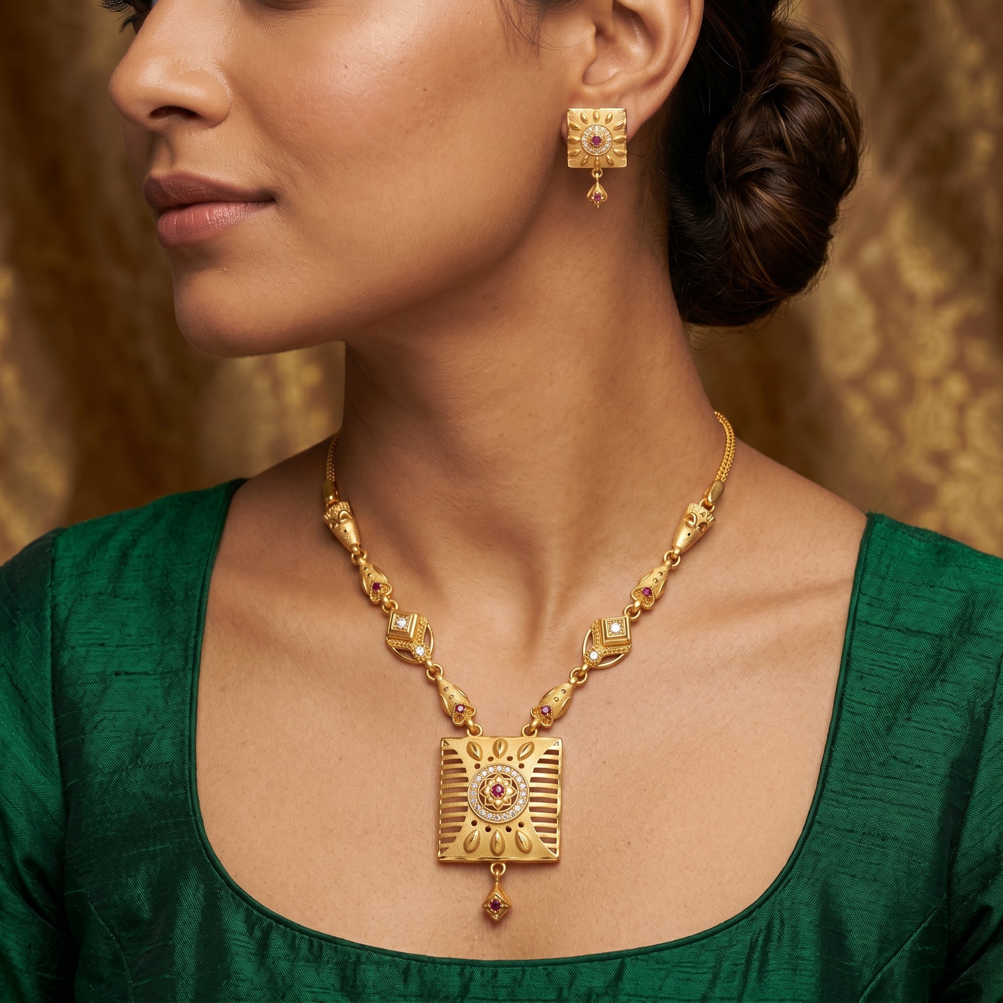 Royal Sunburst Necklace