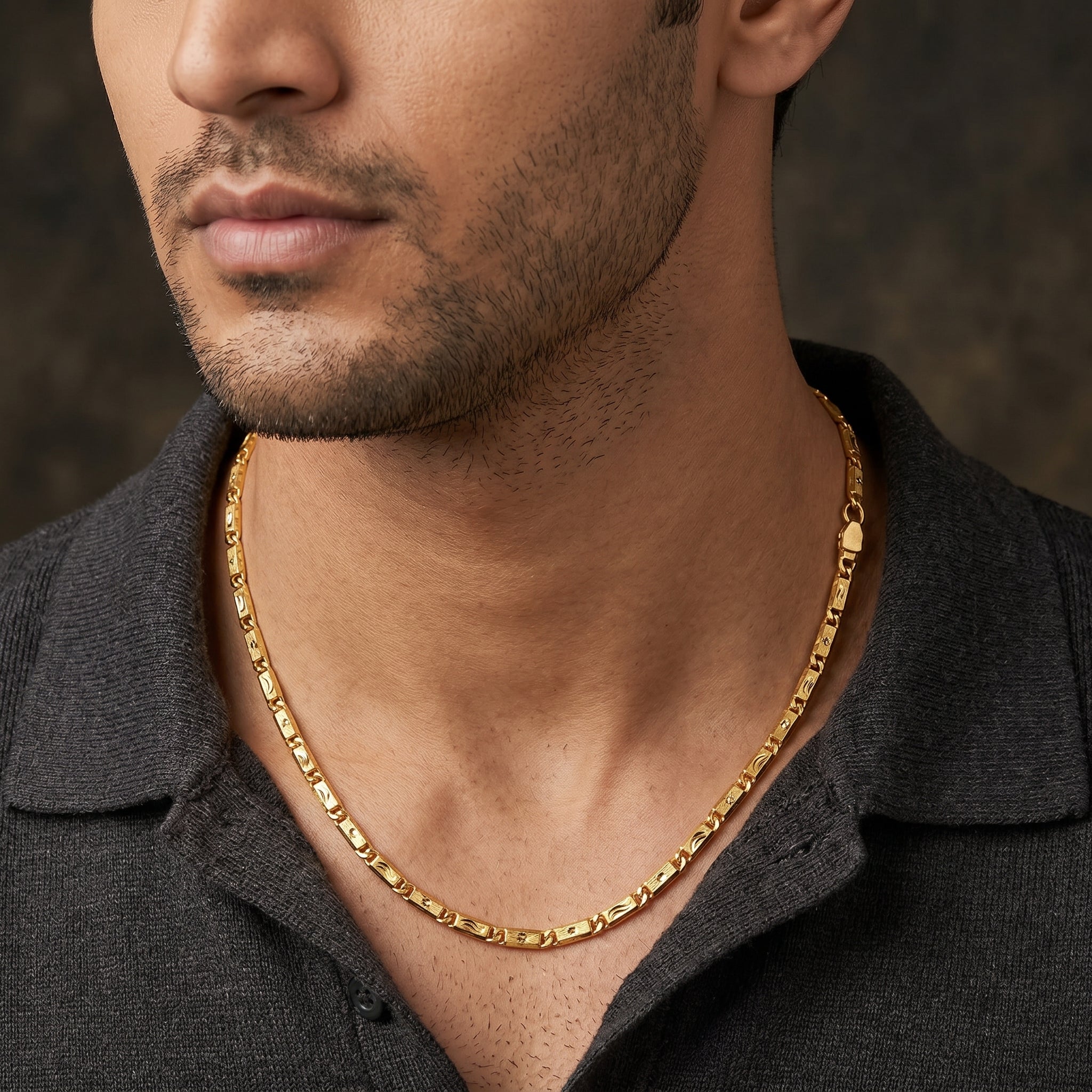 Sacred Link Charm  Mens Chain Secondary image