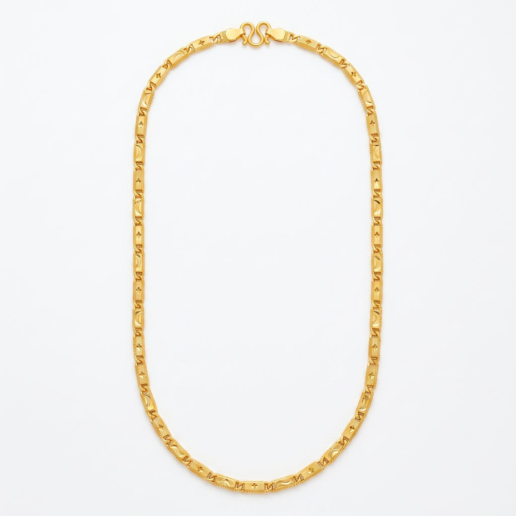 Sacred Link Charm  Mens Chain