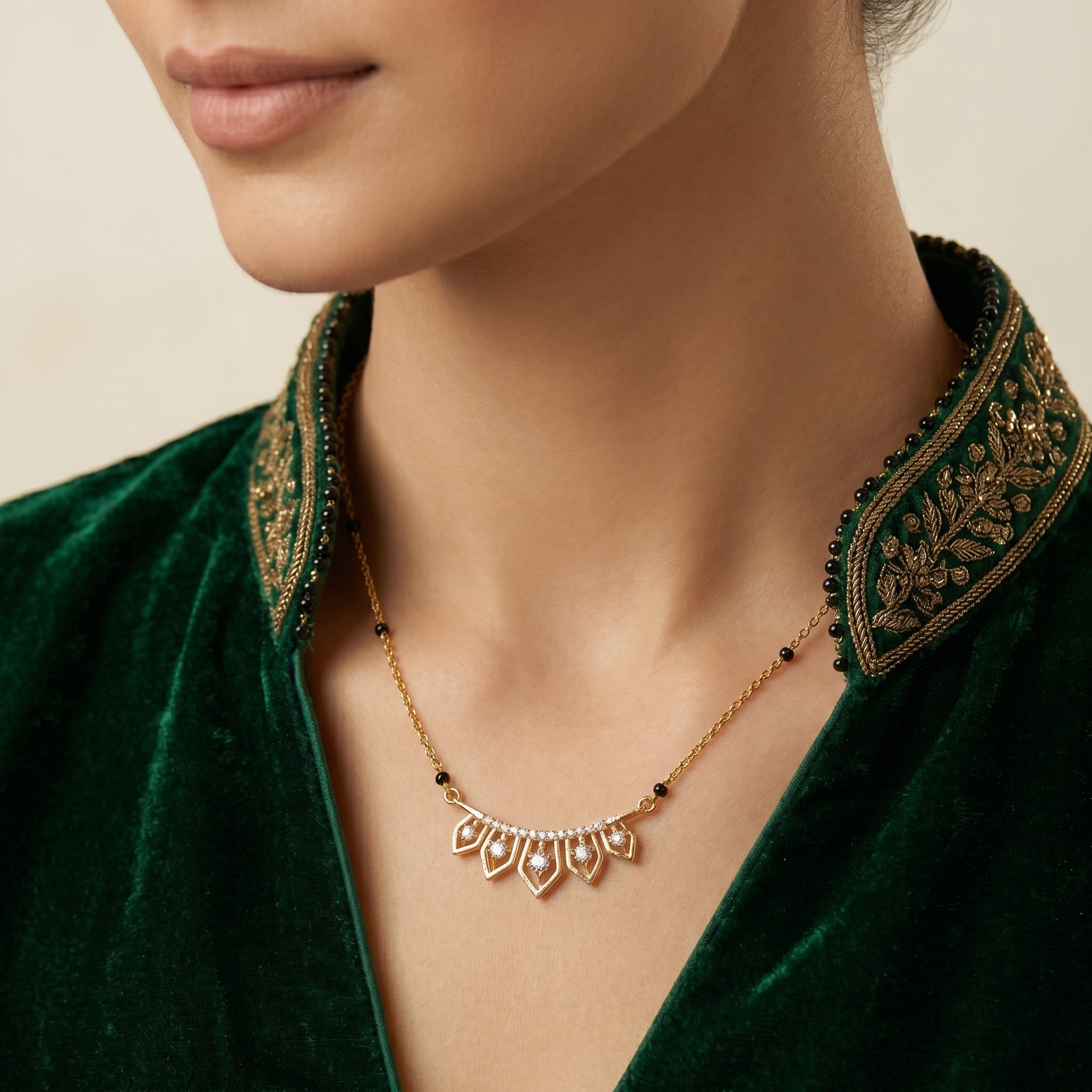 Royal Cascade Mangalsutra Secondary image