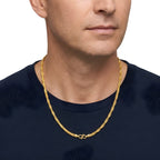 Dual Weave Elegance Mens Chain