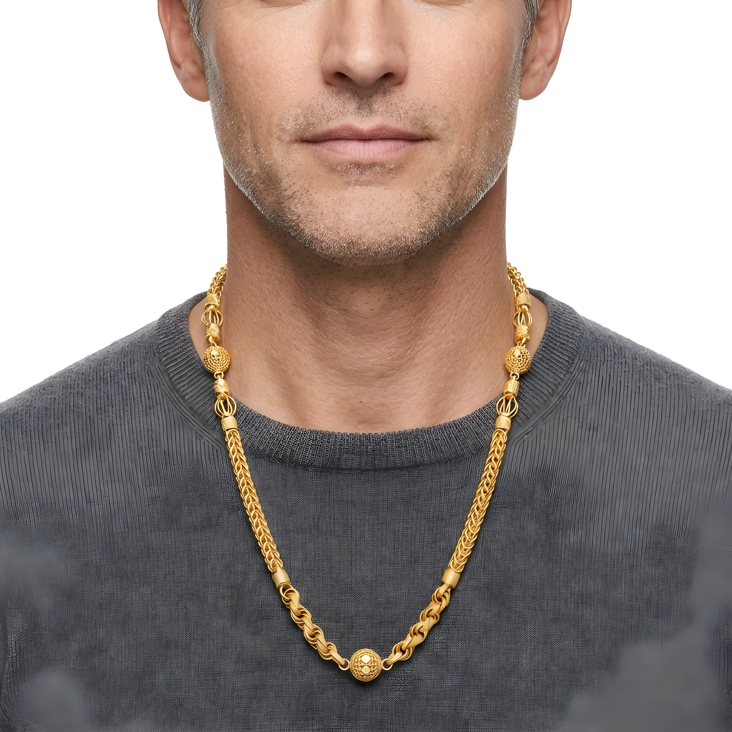 Heritage Dual-Link Beaded Chain