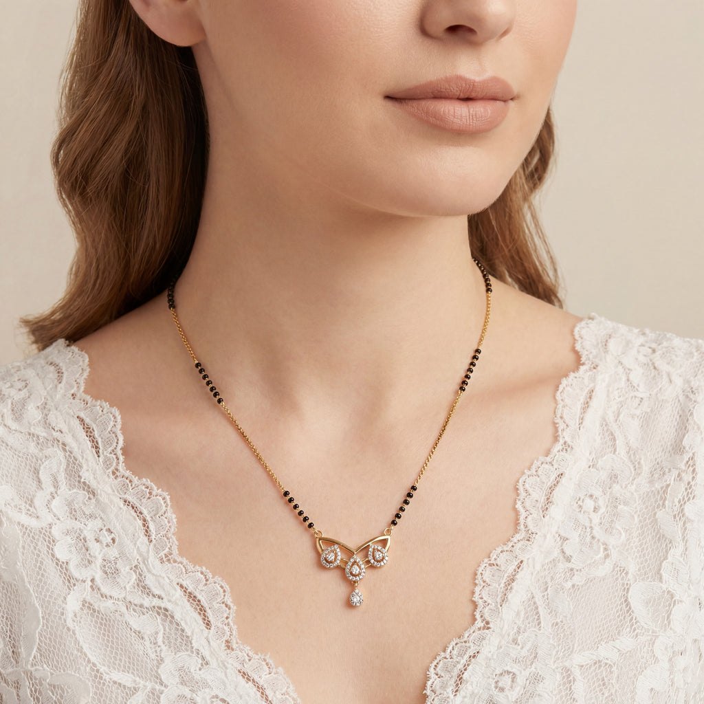 Aaranya Teardrop Mangalsutra