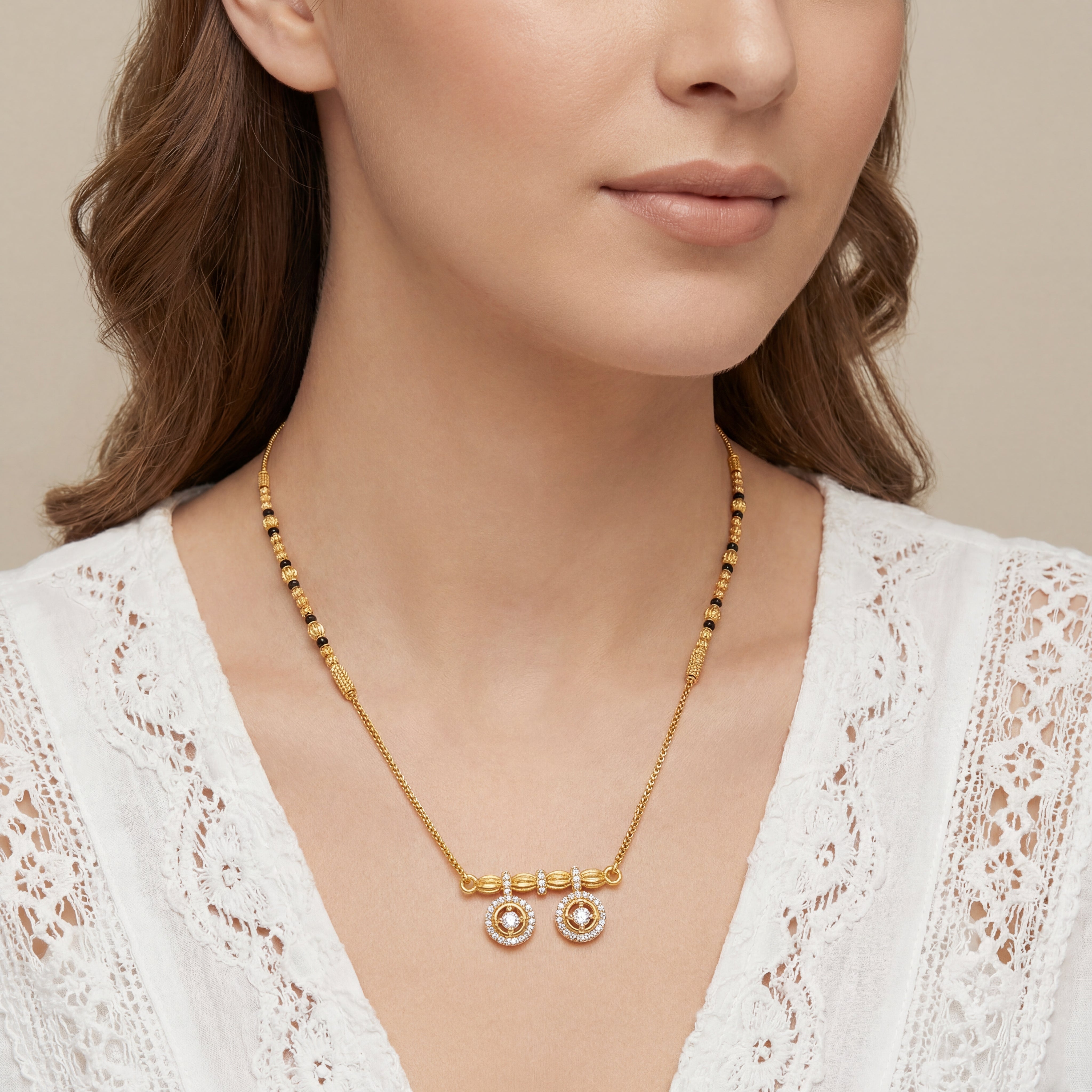Dvi Chakra Mangalsutra Secondary image