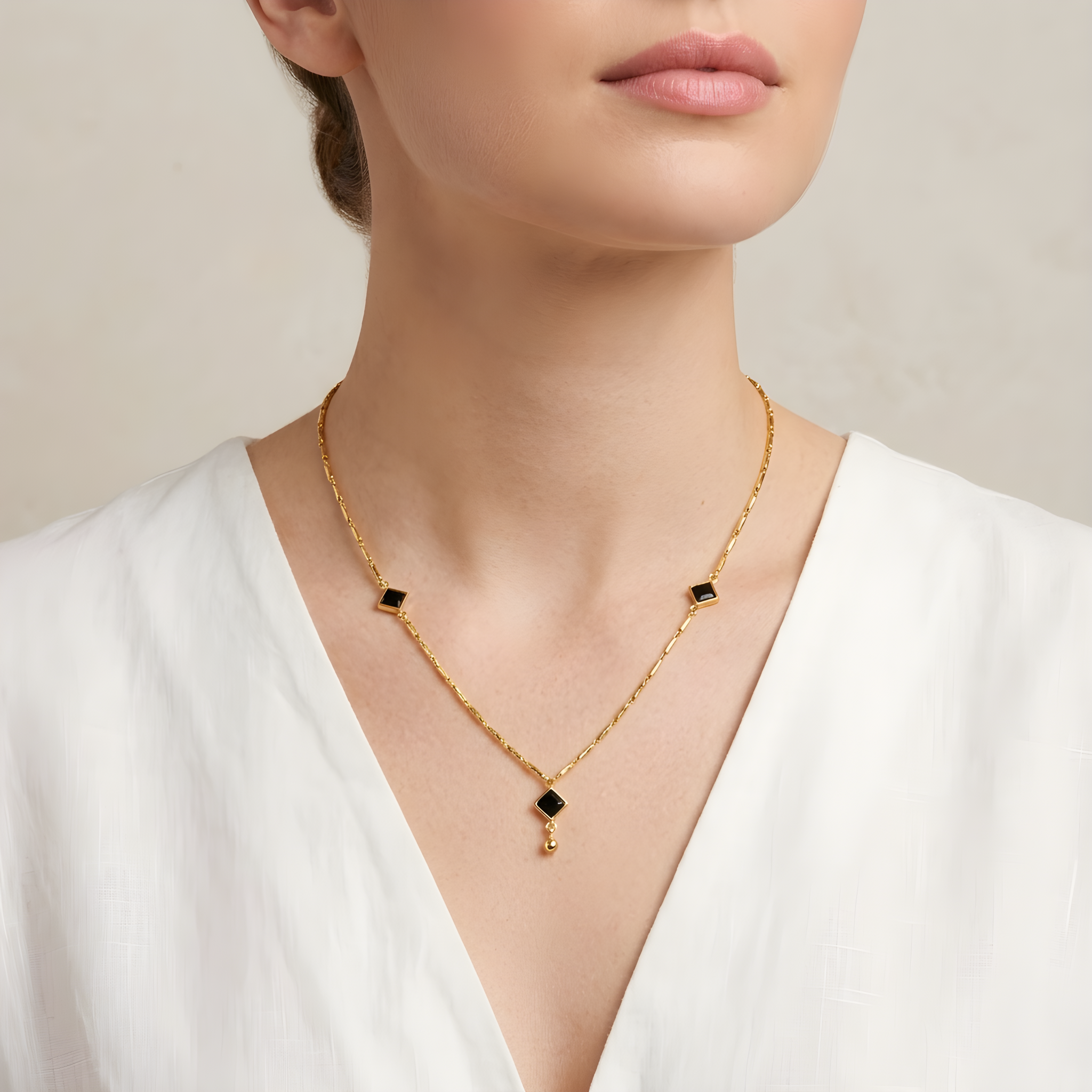 Noir Prism Necklace Secondary image