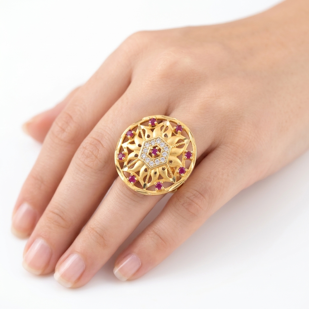 Surya Mandala Ring