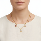 Rose Teardrop Necklace