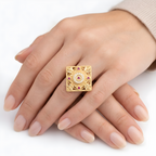 Rajvanshi Square Ring