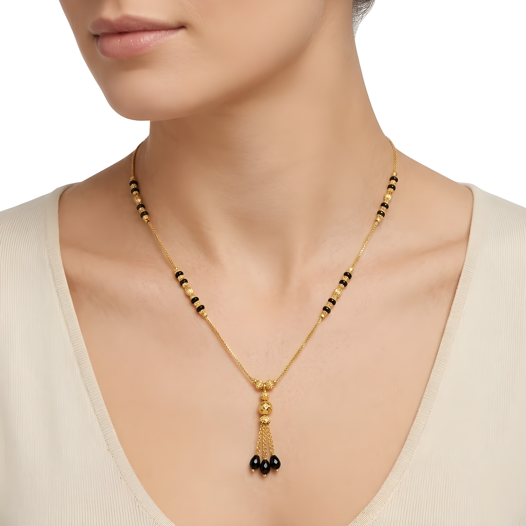 Noir Bead Mangalsutra