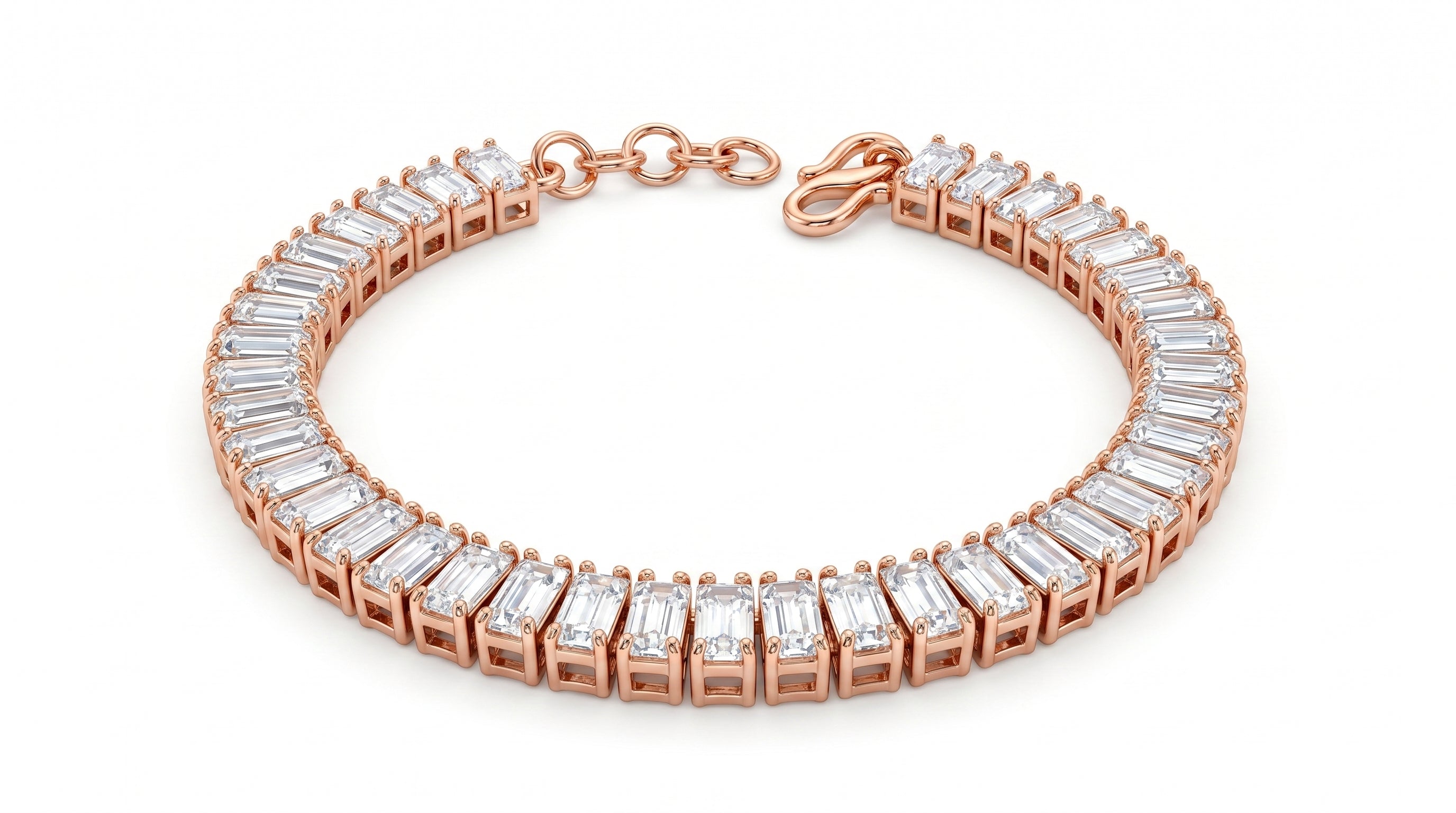 Zyra Baguette Luxe Bracelet Main image