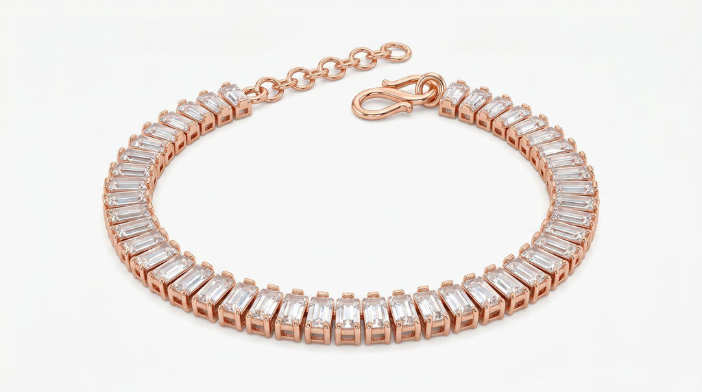 Zyra Baguette Luxe Bracelet