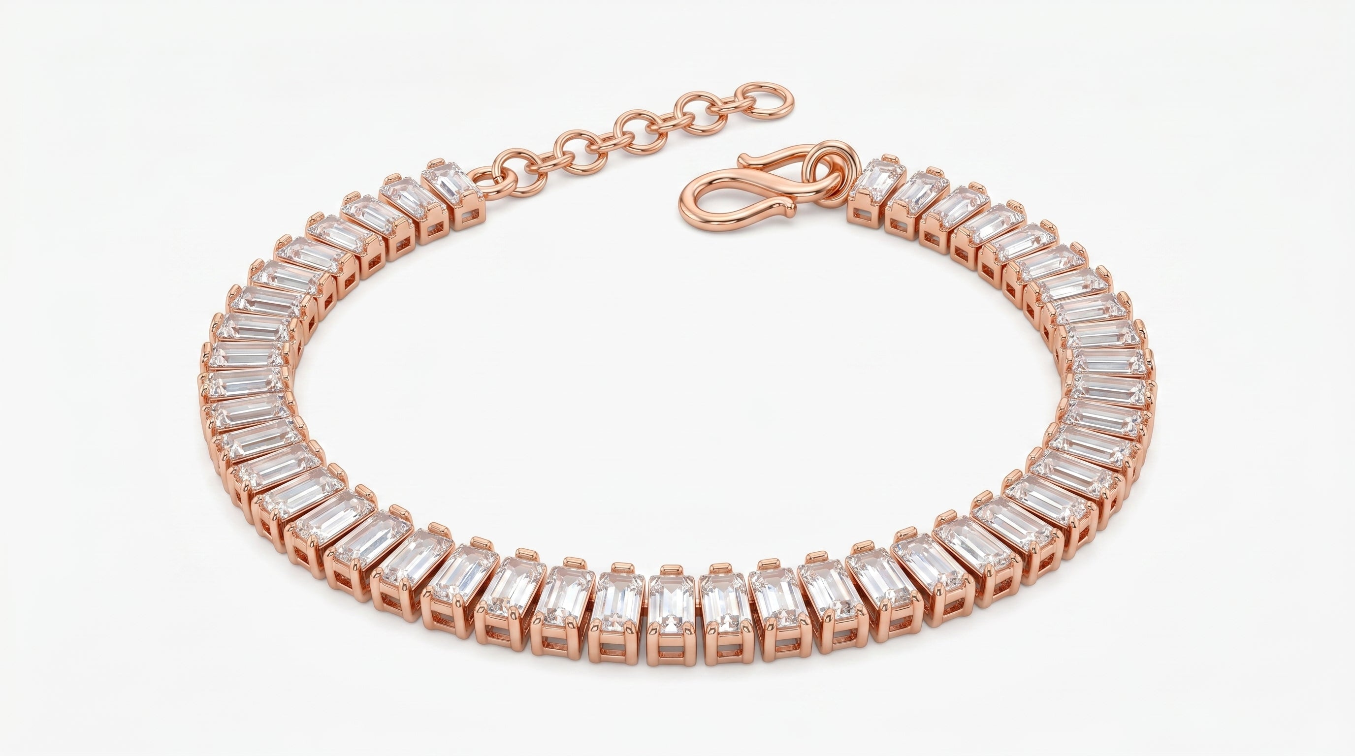Zyra Baguette Luxe Bracelet