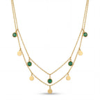 Emerald Drop Chain