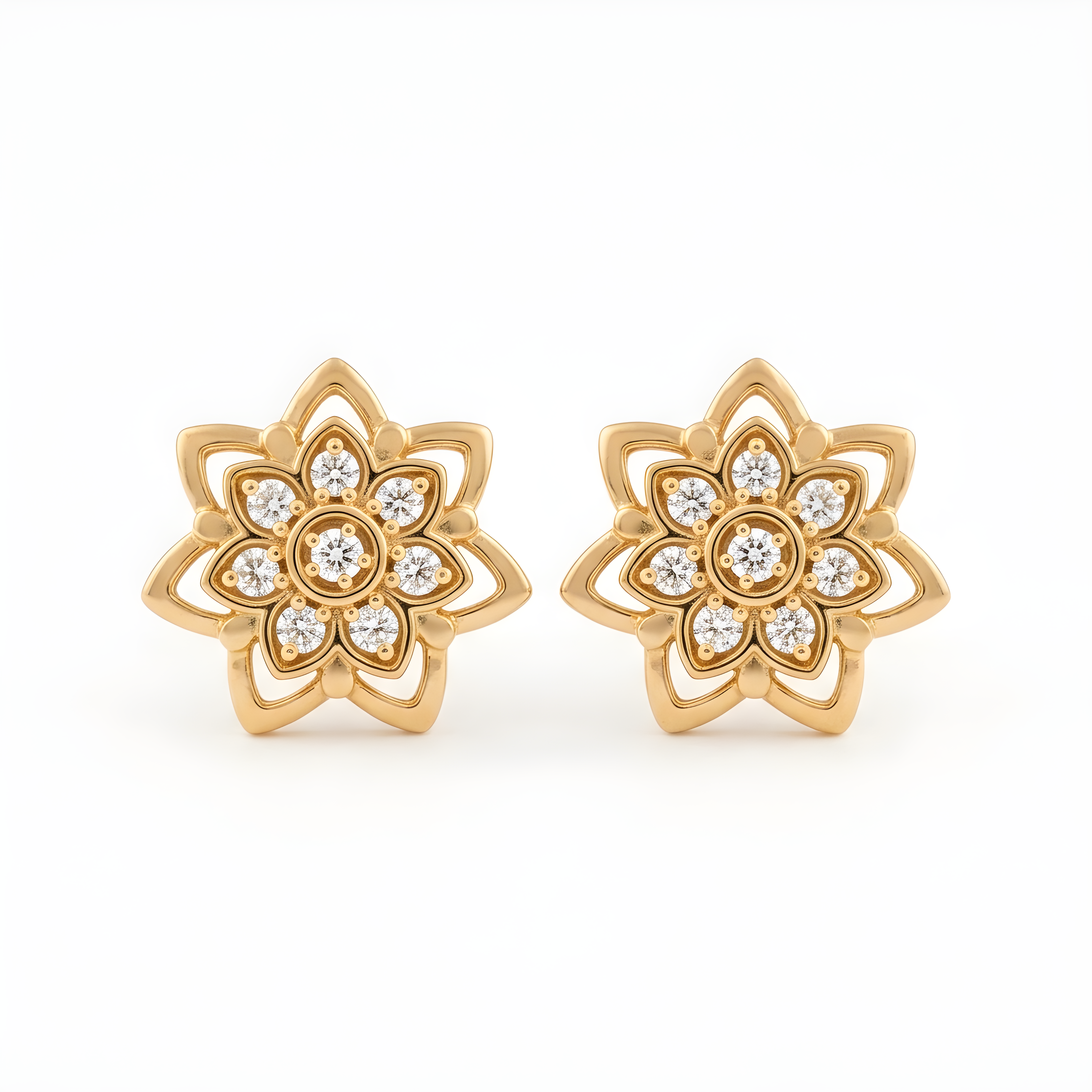 Radiant Blossom Star Studs Main image