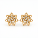 Radiant Blossom Star Studs