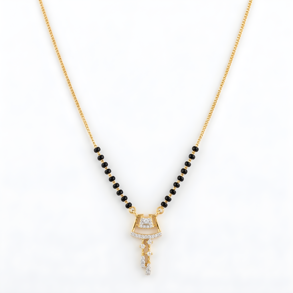 Elegant Drape Tassel Mangalsutra