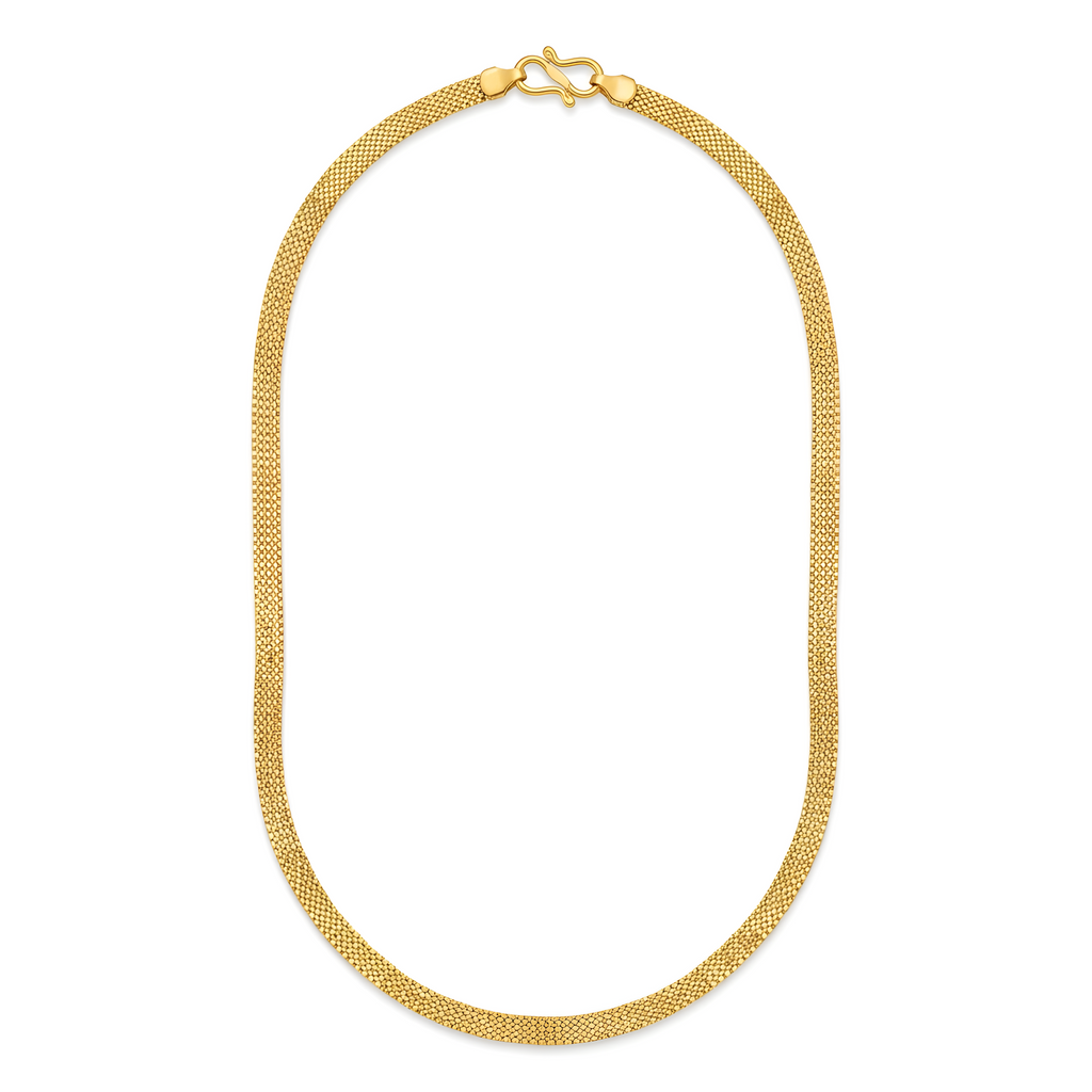 Sleek Aura Flat Mens Chain