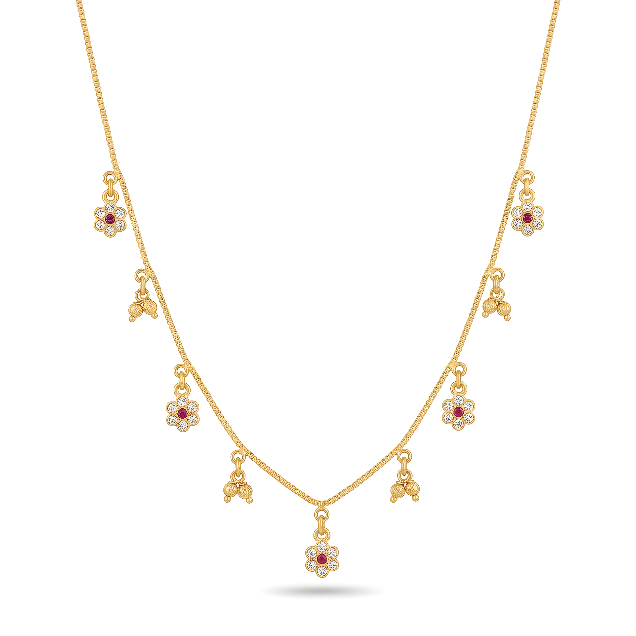 Floral charm Necklace