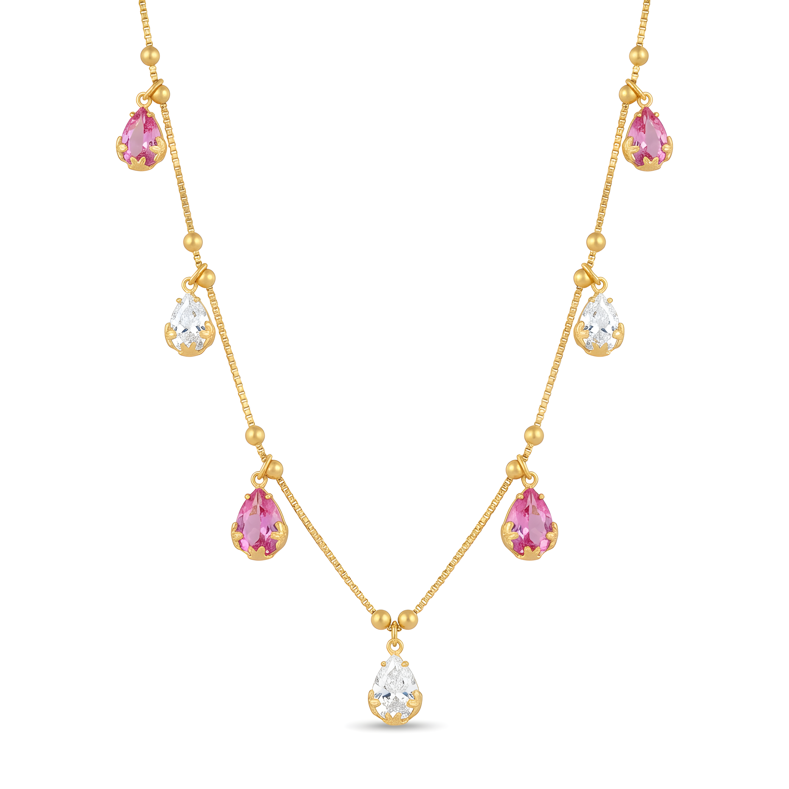 Rose Teardrop Necklace Main image