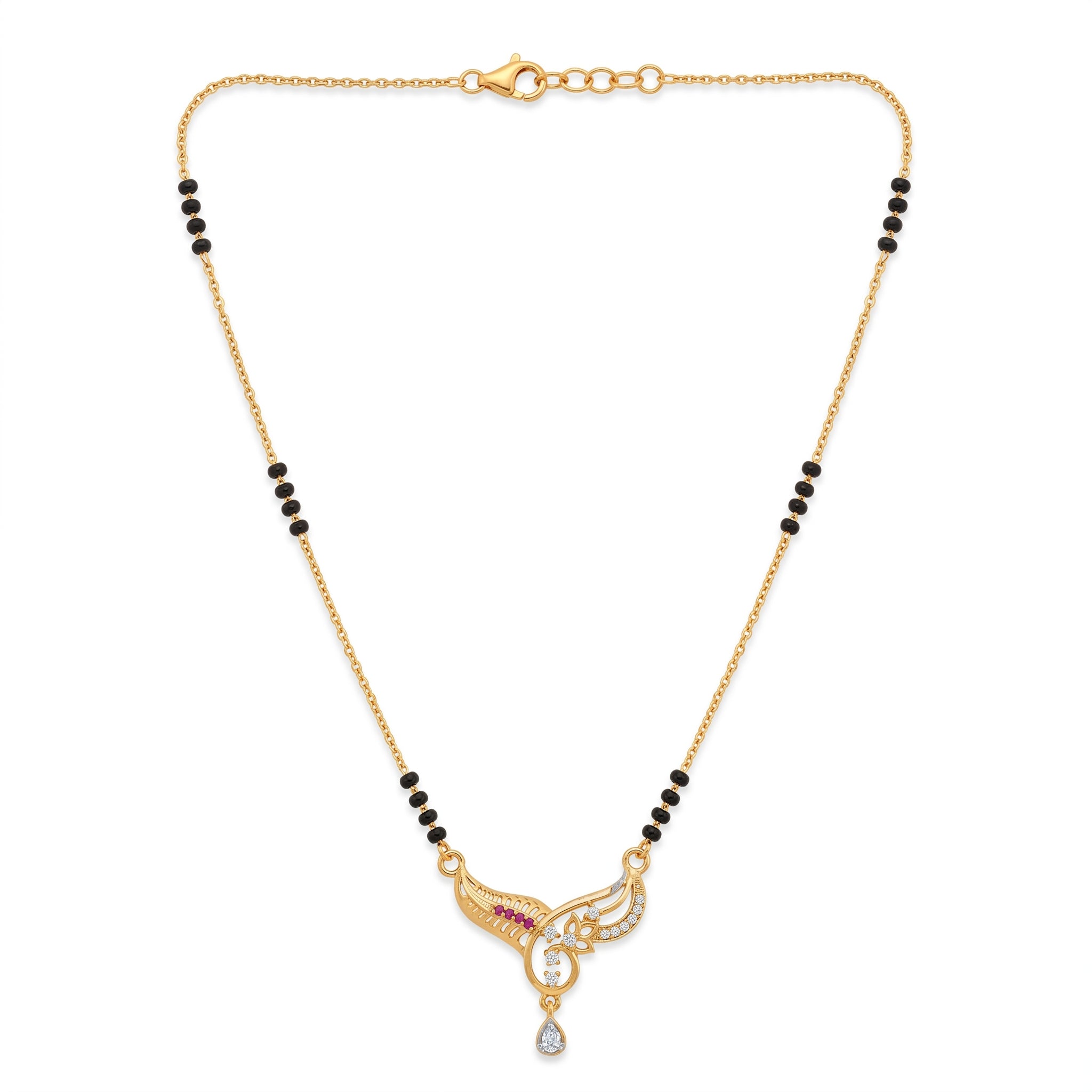 Swarna Viraasat Floral Mangalsutra Main image